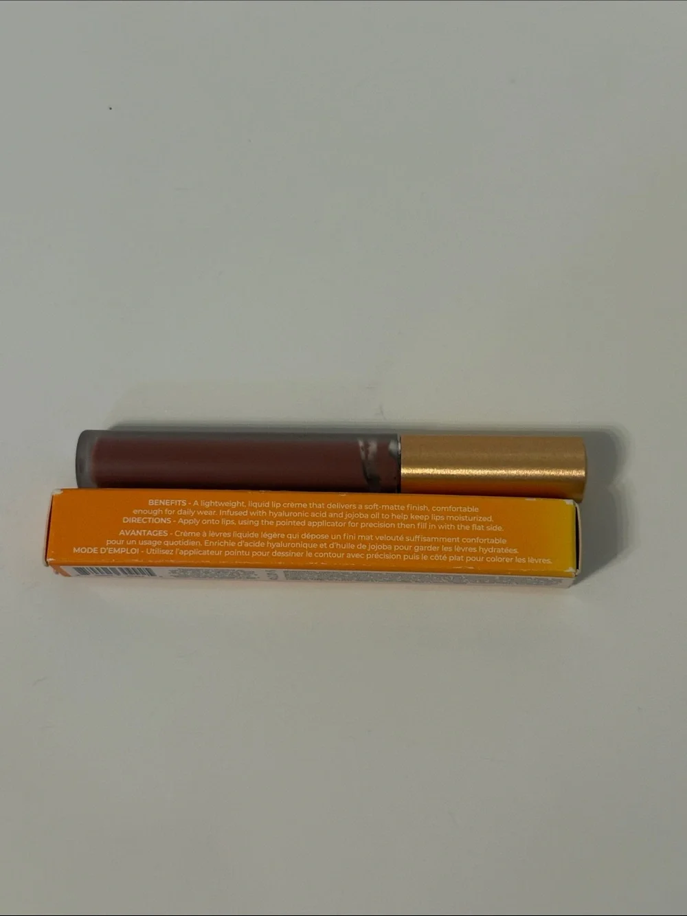 Live Tinted NEW Liquid Lip Crème - Warm Brown Determined .09 Fl oz Clean Beauty